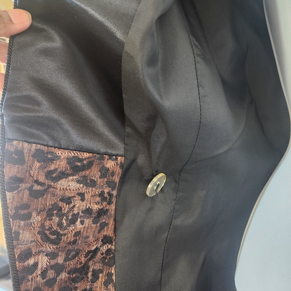 Vintage Leopard Print LW Wardy Blazer Size XS - Picture 4 of 13